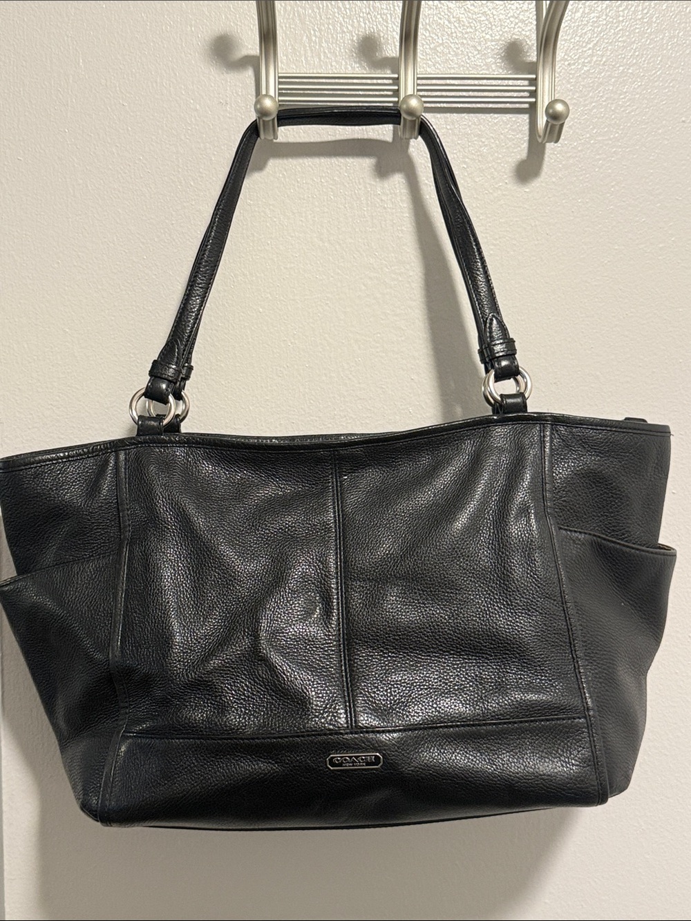 Coach Park Carrie Tote in Black